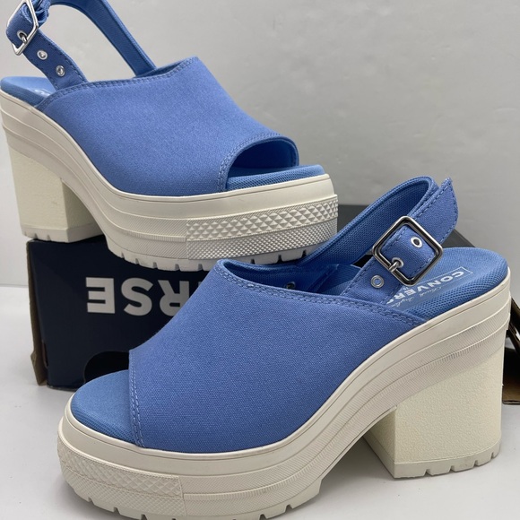 Converse WMNS A13810F
CHUCK 70 DE LUXE HEEL MULE OX OPEN SKY/EGRET Platform Heel - Picture 10 of 16